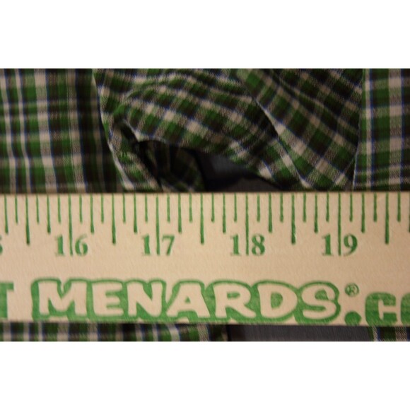 Columbia Shirt Mens Green Plaid Omni-Shade Sun Protection Vented Hiking Sz S - Picture 6 of 10